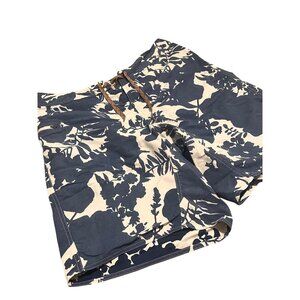 Men's Patagonia Blue Cream Floral Wavefarer Board Shorts Trunks 34 Reverse